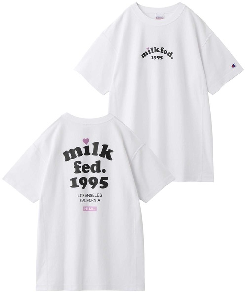 MILKFED.(ミルクフェド)の「MILKFED x CHAMPION COOPER SS TEE(Tシャツ/カットソー・レディース・ブラック/グリーン/ホワイト/アッシュ/ネイビー・ONE SIZE)」の16枚目の写真