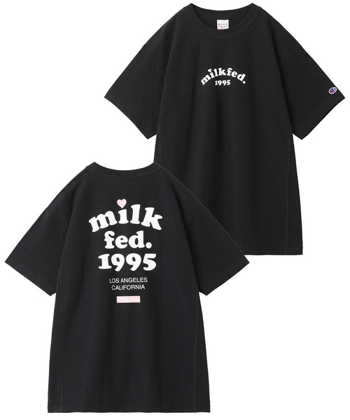 MILKFED.(ミルクフェド)の「MILKFED x CHAMPION COOPER SS TEE(Tシャツ/カットソー・レディース・ブラック/グリーン/ホワイト/アッシュ/ネイビー・ONE SIZE)」の18枚目の写真