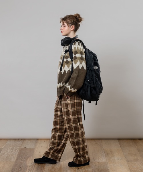 MUHET（ミュエータ）の「ノルディックニット（ニット/セーター・レディース・オレンジ/ブラウン/カーキ・SMALL/MEDIUM/X-LARGE）」の17枚目の写真