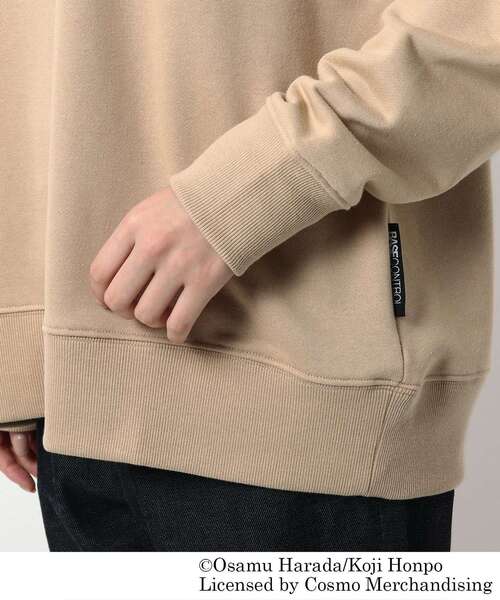 OSAMU GOODS（オサムグッズ）の「◆OSAMU GOODS/オサムグッズ コラボ フロント刺繍 裏毛クルーネック（スウェット・レディース・ベージュ/アイボリー/グレー・99）」の5枚目の写真