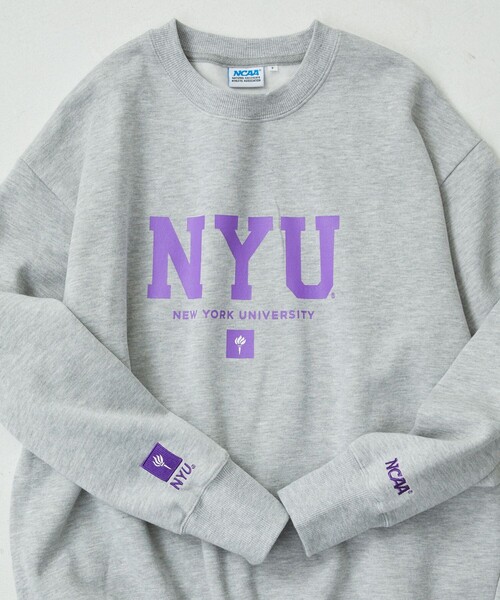 FREAK'S STORE(フリークスストア)の「NYUフロントプリントスウェットクルー(スウェット・レディース・ホワイト/パープル/グレー・フリ-)」の15枚目の写真