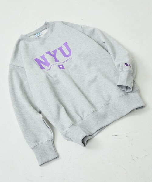 FREAK'S STORE(フリークスストア)の「NYUフロントプリントスウェットクルー(スウェット・レディース・ホワイト/パープル/グレー・フリ-)」の17枚目の写真