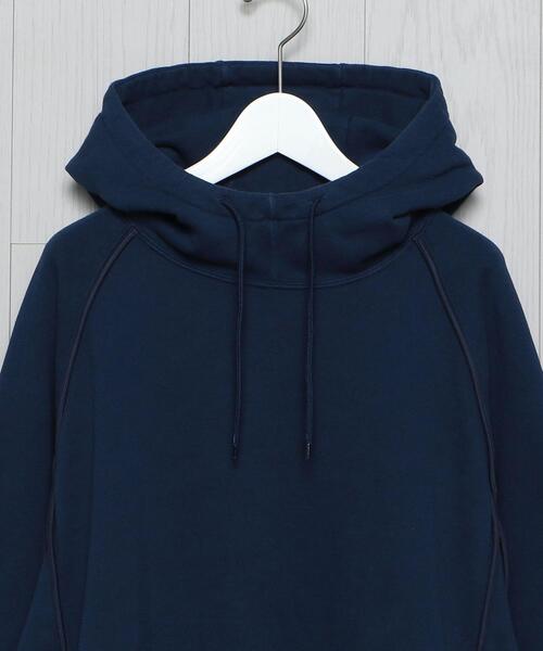 H　BEAUTY&YOUTH UNITED ARROWS（エイチビューティーアンドユースユナイテッドアローズ）の「＜C.E＞PIPING HOODIE/パーカー.（パーカー・メンズ・ネイビー・M/L/XL）」の3枚目の写真