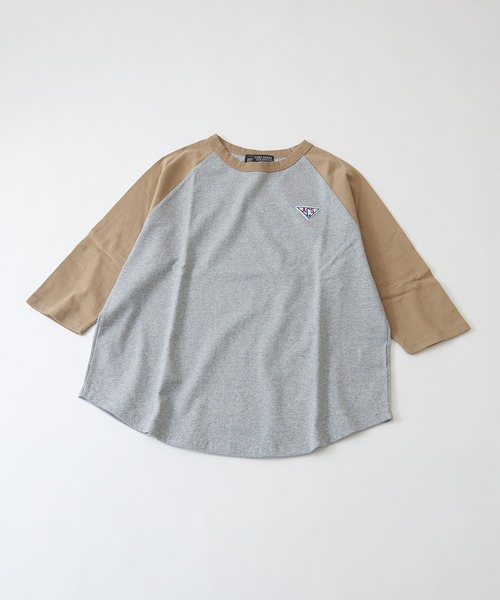 CUBE SUGAR（キューブシュガー）の「7分袖バックプリントロゴグラフィックラグランTシャツ（Tシャツ/カットソー・レディース・ホワイト系その他/グレー系その他/ブラック×グレー/ホワイト×ブラック・M）」の21枚目の写真