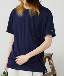 NEW ERA/ニューエラ MEN'S S/S TEE シンプルワンポイント オーバーサイズ 無地 ロゴT 半袖Tシャツ メンズ 秋物 秋服 2026年秋冬