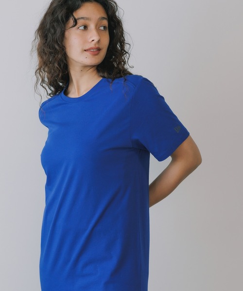 NEW ERA(ニューエラ)の「NEW ERA/ニューエラ MEN'S S/S TEE シンプルワンポイント オーバーサイズ 無地 ロゴT 半袖Tシャツ(Tシャツ/カットソー・メンズ・ホワイト/ブラック/ヘザーグレー/レッド/ダークグリーン/ネイビー/ロイヤルブルー・M/L/XL/S)」の13枚目の写真