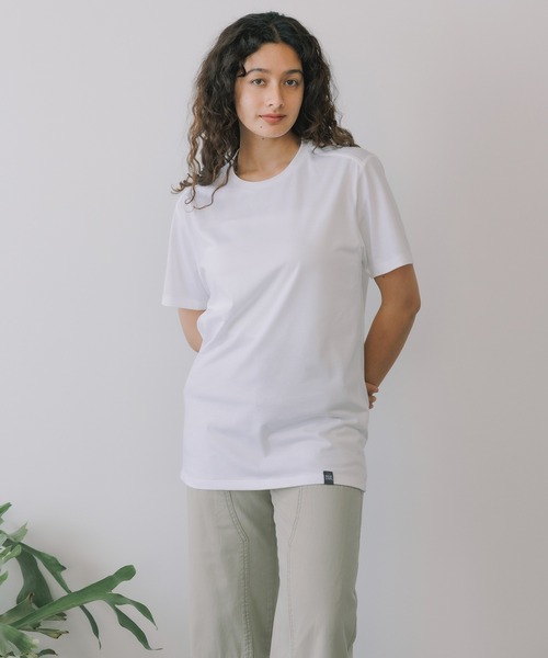 NEW ERA(ニューエラ)の「NEW ERA/ニューエラ MEN'S S/S TEE シンプルワンポイント オーバーサイズ 無地 ロゴT 半袖Tシャツ(Tシャツ/カットソー・メンズ・ホワイト/ブラック/ヘザーグレー/レッド/ダークグリーン/ネイビー/ロイヤルブルー・M/L/XL/S)」の21枚目の写真