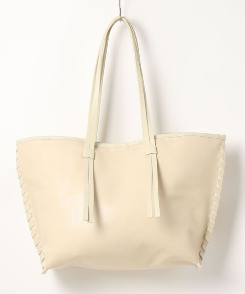 カウレザー フリンジ トート