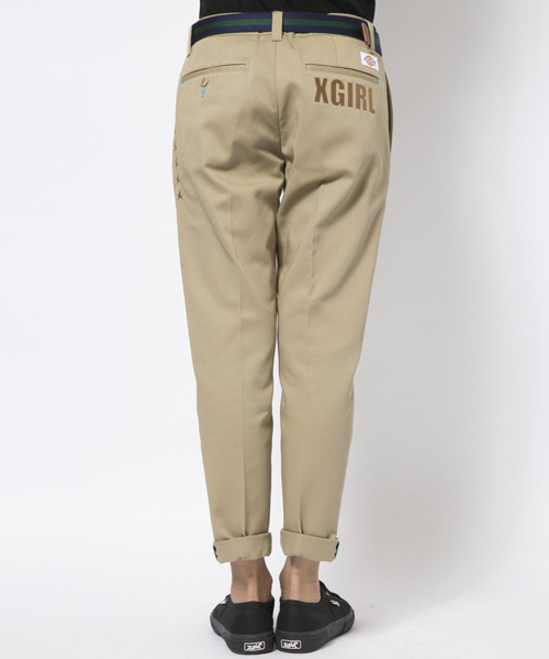 Dickies（ディッキーズ）の「【mini6月号掲載】X-girl×Dickies TWILL PANTS（その他パンツ・レディース・ホワイト/ベージュ/ネイビー・0/1/2）」の9枚目の写真