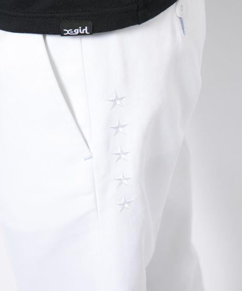 Dickies（ディッキーズ）の「【mini6月号掲載】X-girl×Dickies TWILL PANTS（その他パンツ・レディース・ホワイト/ベージュ/ネイビー・0/1/2）」の4枚目の写真