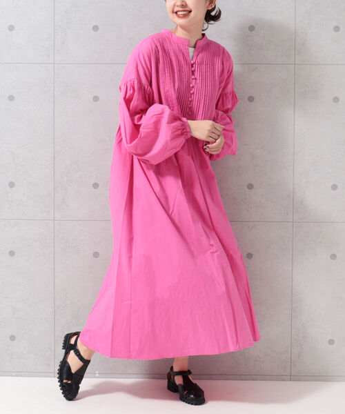 fredy emue(フレディエミュ)の「袖ボリューム ロングワンピース(ワンピース・レディース・オフホワイト/ピンク/ブラック・38)」の19枚目の写真