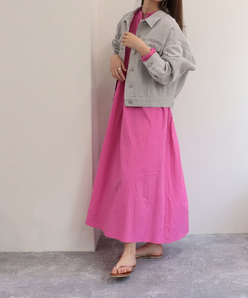 fredy emue(フレディエミュ)の「袖ボリューム ロングワンピース(ワンピース・レディース・オフホワイト/ピンク/ブラック・38)」の16枚目の写真