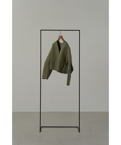 LA PEAU DE GEM(ラポドゥジェム)の「【LA PEAU DE GEM】キルティングブルゾン(ブルゾン・レディース・カーキ/アイボリー・FREE)」の13枚目の写真