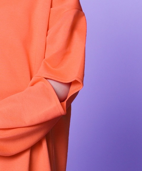 PairPair（ペアペア）の「カットアウトスウェット（Tシャツ/カットソー・レディース・ライム/オレンジ/オートミール・FREE）」の19枚目の写真