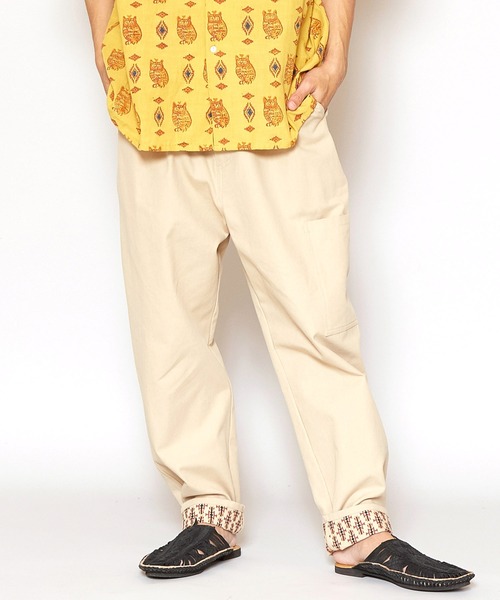 チャイハネ(チャイハネ)の「【チャイハネ】リッチノMEN'Sテーパードパンツ(その他パンツ・メンズ・オレンジ/カーキ/グレー/ベージュ・FREE)」の3枚目の写真