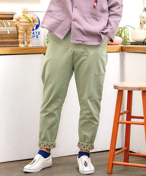 チャイハネ(チャイハネ)の「【チャイハネ】リッチノMEN'Sテーパードパンツ(その他パンツ・メンズ・オレンジ/カーキ/グレー/ベージュ・FREE)」の1枚目の写真