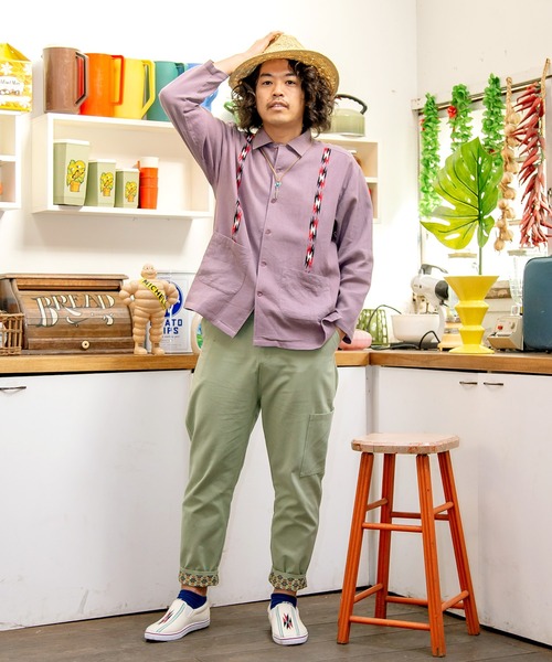 チャイハネ(チャイハネ)の「【チャイハネ】リッチノMEN'Sテーパードパンツ(その他パンツ・メンズ・オレンジ/カーキ/グレー/ベージュ・FREE)」の22枚目の写真