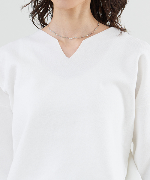 abahouse mavie（アバハウスマヴィ）の「ﾎﾟﾘｴｽﾃﾙｷｰﾈｯｸPO（ニット/セーター・レディース・セージグリーン/ブラック/イエロー/ホワイト・フリー）」の10枚目の写真