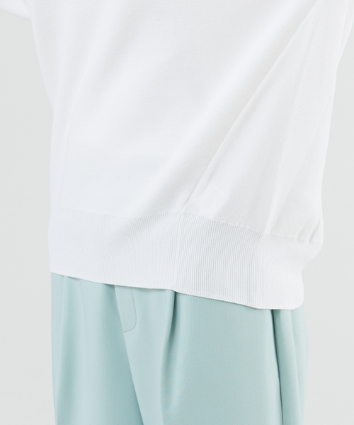 abahouse mavie（アバハウスマヴィ）の「ﾎﾟﾘｴｽﾃﾙｷｰﾈｯｸPO（ニット/セーター・レディース・セージグリーン/ブラック/イエロー/ホワイト・フリー）」の12枚目の写真