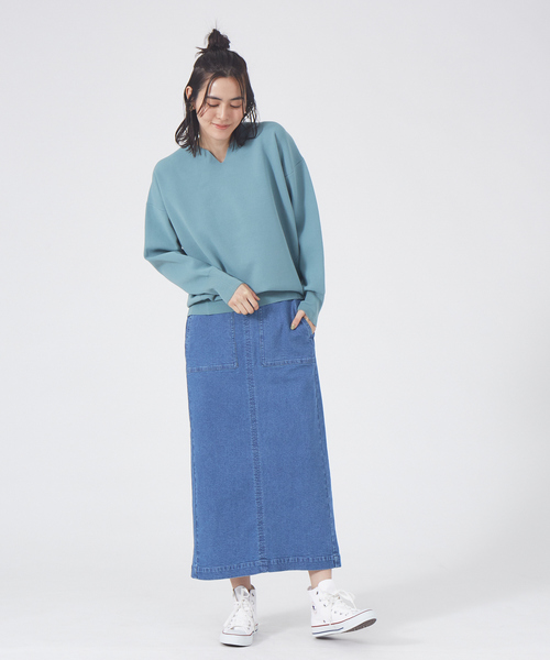 abahouse mavie（アバハウスマヴィ）の「ﾎﾟﾘｴｽﾃﾙｷｰﾈｯｸPO（ニット/セーター・レディース・セージグリーン/ブラック/イエロー/ホワイト・フリー）」の18枚目の写真