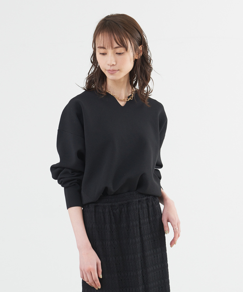 abahouse mavie（アバハウスマヴィ）の「ﾎﾟﾘｴｽﾃﾙｷｰﾈｯｸPO（ニット/セーター・レディース・セージグリーン/ブラック/イエロー/ホワイト・フリー）」の20枚目の写真