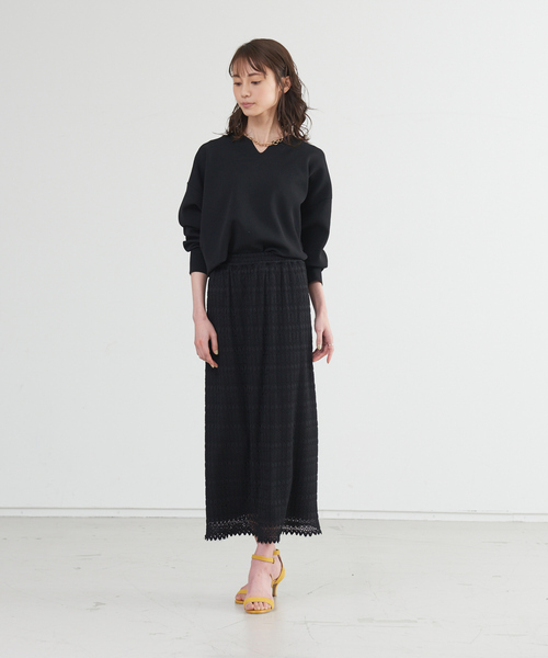 abahouse mavie（アバハウスマヴィ）の「ﾎﾟﾘｴｽﾃﾙｷｰﾈｯｸPO（ニット/セーター・レディース・セージグリーン/ブラック/イエロー/ホワイト・フリー）」の22枚目の写真