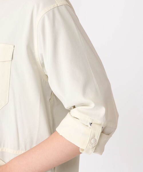 Columbia(コロンビア)の「ウィメンズセカンドヒルロングスリーブシャツ(シャツ/ブラウス・レディース・スカイブルー/アイボリー/ベージュ・L/LL/S/M)」の7枚目の写真