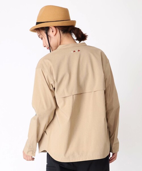 Columbia(コロンビア)の「ウィメンズセカンドヒルロングスリーブシャツ(シャツ/ブラウス・レディース・スカイブルー/アイボリー/ベージュ・L/LL/S/M)」の5枚目の写真