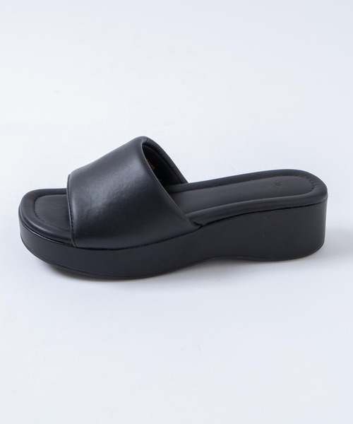 WEGO（ウィゴー）の「WEGO/厚底ミュールサンダル（サンダル・レディース・ブラック/オフホワイト/ピンク/グリーン・MEDIUM/LARGE）」の20枚目の写真