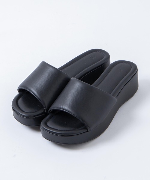 WEGO（ウィゴー）の「WEGO/厚底ミュールサンダル（サンダル・レディース・ブラック/オフホワイト/ピンク/グリーン・MEDIUM/LARGE）」の18枚目の写真