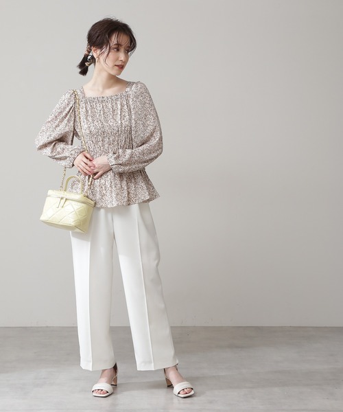 N.（N. Natural Beauty Basic）（エヌエヌナチュラルビューティーベーシック）の「バニティーショルダーバッグ（ショルダーバッグ・レディース・イエロー/グリーン・ﾌﾘ-）」の20枚目の写真