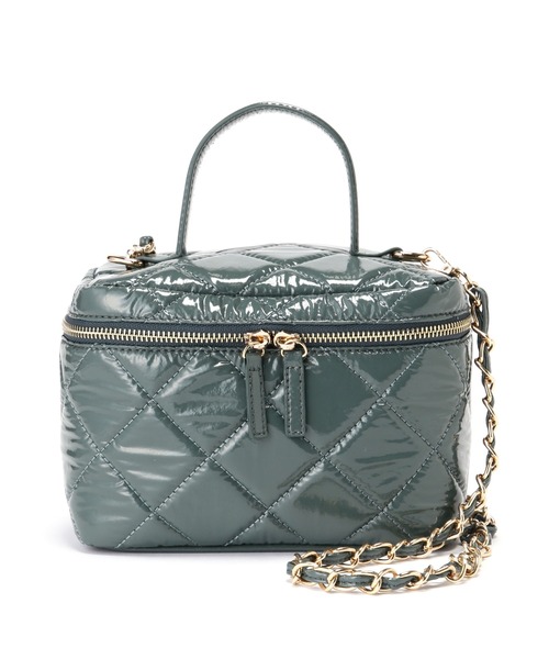 N.（N. Natural Beauty Basic）（エヌエヌナチュラルビューティーベーシック）の「バニティーショルダーバッグ（ショルダーバッグ・レディース・イエロー/グリーン・ﾌﾘ-）」の3枚目の写真