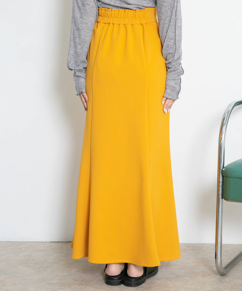 KBF(ケイビーエフ)の「マーメイドラインスカート(スカート・レディース・グリーン/イエロー/ネイビー・ONE)」の21枚目の写真