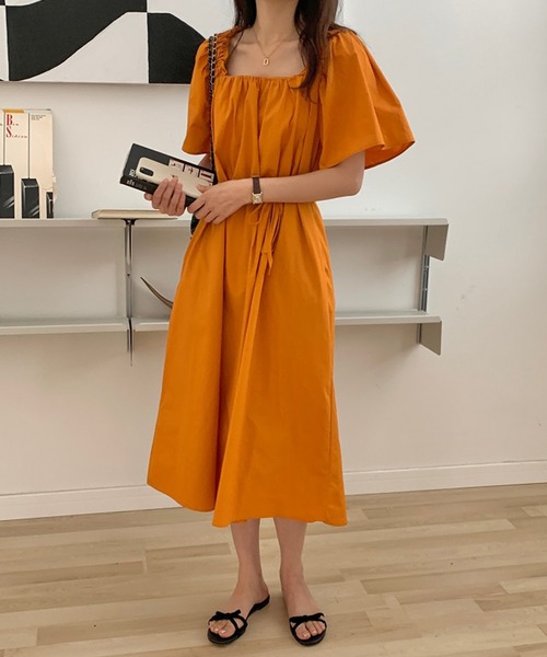 Leja スクエアネックパステルカラーミディ丈ワンピース ワンピース Leja レジャ のファッション通販 Zozotown Leja スクエアネックパステルカラーミディ丈ワンピース ワンピース Leja レジャ のファッション通販 Zozotown