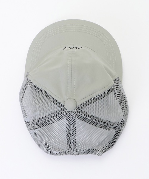 ikka(イッカ)の「PLAY刺繍メッシュキャップ(キャップ・キッズ・ブラック/ライトグレー・FREE)」の4枚目の写真