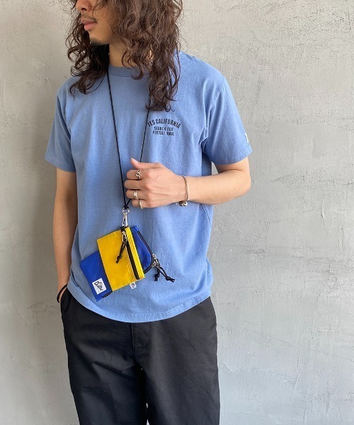 The Endless Summer（エンドレスサマー）の「[THE ENDLESS SUMMER/エンドレスサマー] 別注 BUHI アーチロゴバックプリントTシャツ（Tシャツ/カットソー・レディース・ベージュ/ホワイト/サックスブルー・S/M/L/XL）」の22枚目の写真