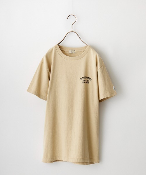 The Endless Summer（エンドレスサマー）の「[THE ENDLESS SUMMER/エンドレスサマー] 別注 BUHI アーチロゴバックプリントTシャツ（Tシャツ/カットソー・レディース・ベージュ/ホワイト/サックスブルー・S/M/L/XL）」の11枚目の写真