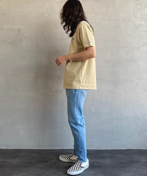 The Endless Summer（エンドレスサマー）の「[THE ENDLESS SUMMER/エンドレスサマー] 別注 BUHI アーチロゴバックプリントTシャツ（Tシャツ/カットソー・レディース・ベージュ/ホワイト/サックスブルー・S/M/L/XL）」の19枚目の写真