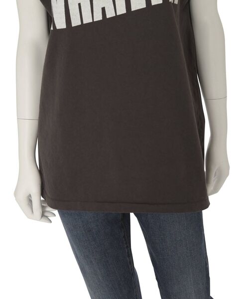 MIXTA（ミクスタ）の「MIXTA別注 WHATEVERロゴタンクトップ（タンクトップ・レディース・チャコールグレー/アイボリー・FREE）」の9枚目の写真