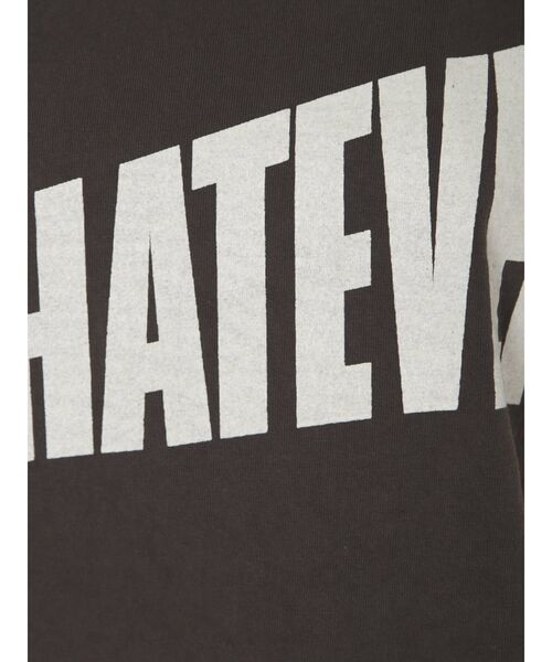 MIXTA（ミクスタ）の「MIXTA別注 WHATEVERロゴタンクトップ（タンクトップ・レディース・チャコールグレー/アイボリー・FREE）」の17枚目の写真