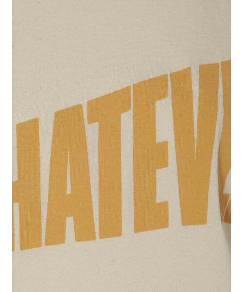 MIXTA（ミクスタ）の「MIXTA別注 WHATEVERロゴタンクトップ（タンクトップ・レディース・チャコールグレー/アイボリー・FREE）」の16枚目の写真