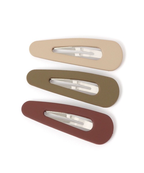 GLOBAL WORK(グローバルワーク)の「AND YUA ANY/3セットヘアピン/279518(ヘアピン・キッズ・ベージュ/グレー・FREE)」の2枚目の写真