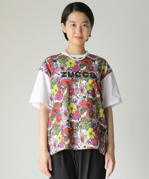 【新品タグ付き】ZUCCA デニムフリンジTシャツ　カットソー 56572595_14_d_215.jpg