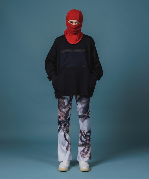 NON TOKYO/ノントーキョー/リブフレアパンツ/NON-22A-0817