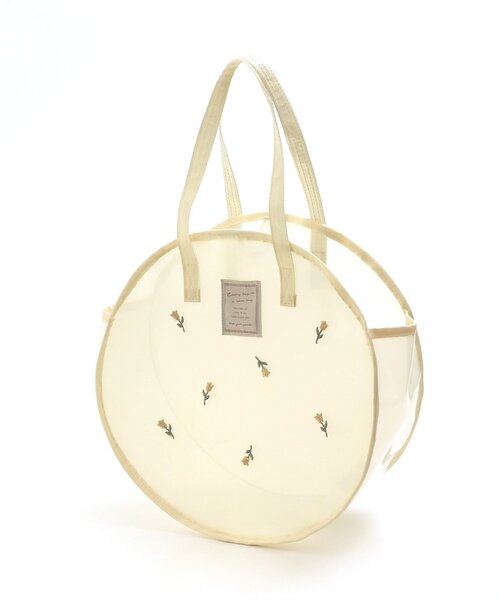 apres les cours（アプレレクール）の「お花刺繍スイムバッグ（スイムグッズ・キッズ・ピンク/クリーム・FREE）」の2枚目の写真