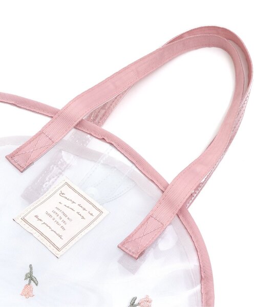 apres les cours（アプレレクール）の「お花刺繍スイムバッグ（スイムグッズ・キッズ・ピンク/クリーム・FREE）」の8枚目の写真