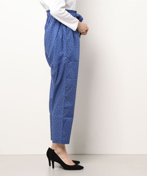 KID BLUE（キッドブルー）の「キッドブルー -ランダムドットPt -フルレングスボトムス -KOSP544 -kidblue（その他パンツ・レディース・ブラック/ブルー・M）」の3枚目の写真