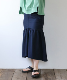 IENA | ギンガムサッカーラッフルスカート(スカート)