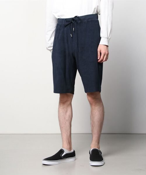 SUNSPEL（サンスペル）の「MEN’S ORGANIC TOWELLING（スウェットパンツ・メンズ・ネイビー/グレー・MEDIUM/LARGE）」の2枚目の写真