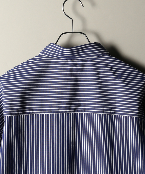UNFOLLOW(アンフォロー)の「【アベヒロユキ × FOLL archive stripe shirt】(シャツ/ブラウス・メンズ・ブルー系その他・2/3)」の4枚目の写真